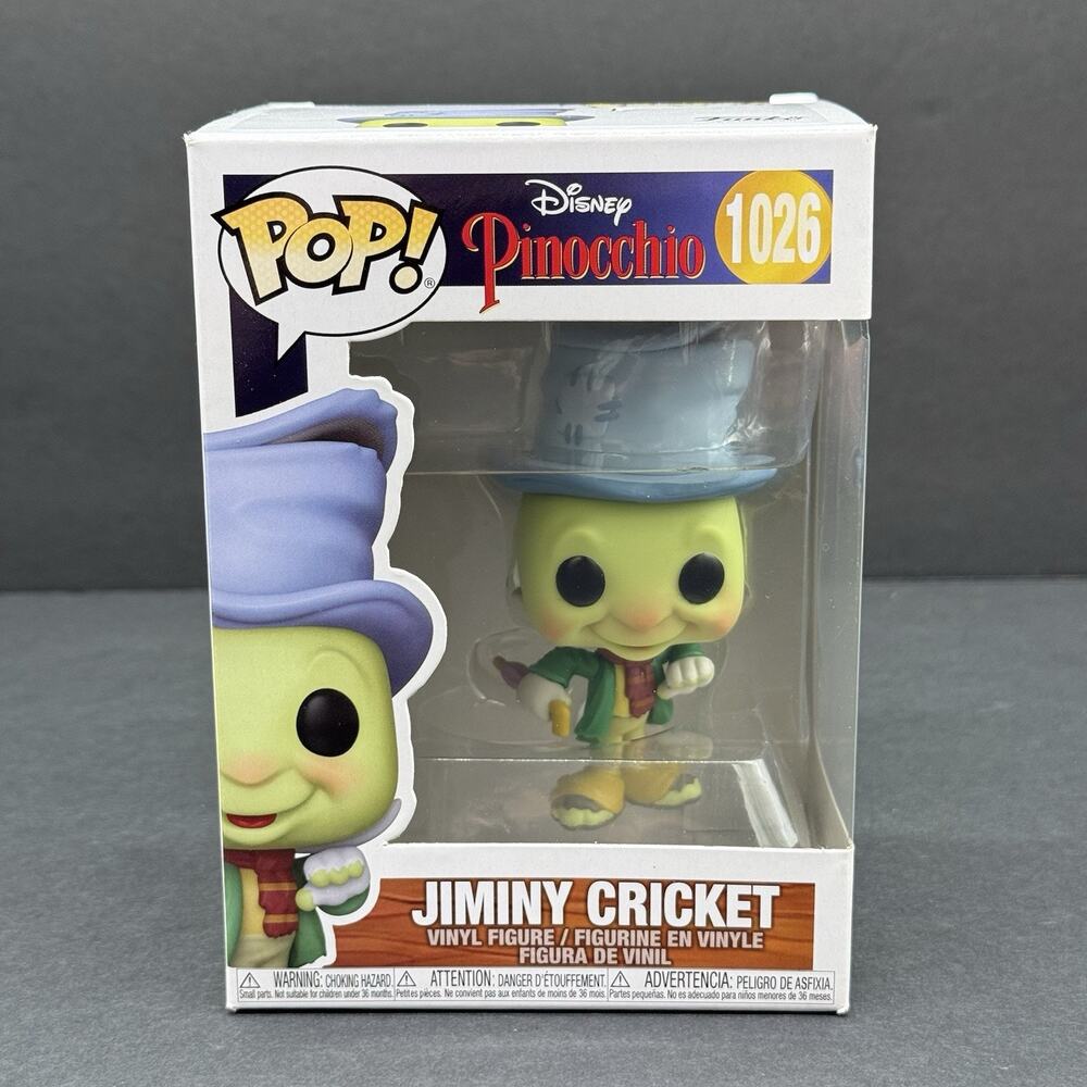 Funko Pop! Disney Pinocchio #1026 Jiminy Cricket Vinyl Figure